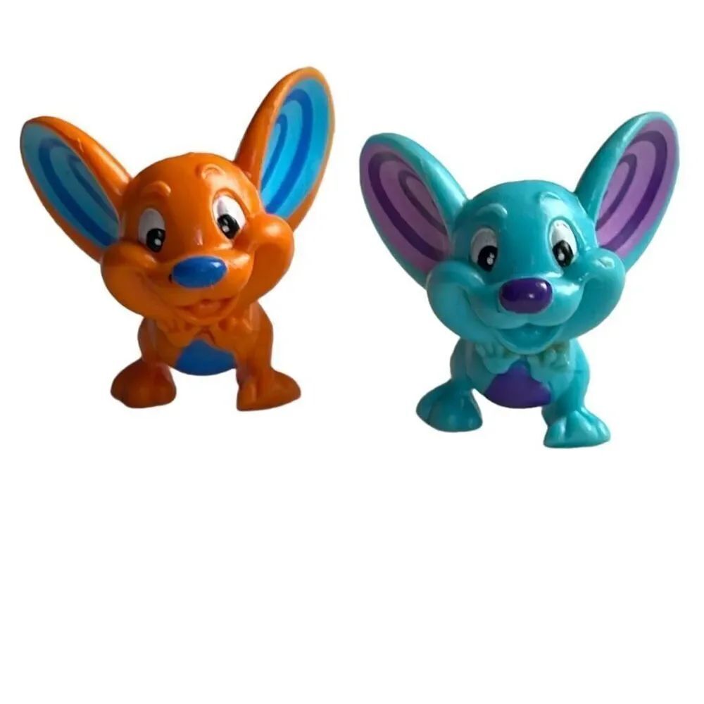 Lot of 2 mice pawn replacement for 2013 Hasbro Elefun & Friends mouse trap board